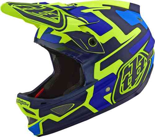 Troy Lee Designs D3 Fiberlite Speedcode Downhill Helm Blauw Geel Xl troy lee designs kopen in de aanbieding Troy Lee Designs D3 Fiberlite Speedcode Downhill Helm Blauw Geel Xl troy lee designs kopen in de aanbieding