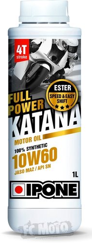 Ipone Full Power Katana 10W 60 Motor Olie 1 Liter ipone kopen in de aanbieding