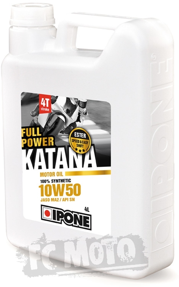 Image of Huile moteur Ipone FULL POWER KATANA - 10W50 100% synthése- 4 LITRES