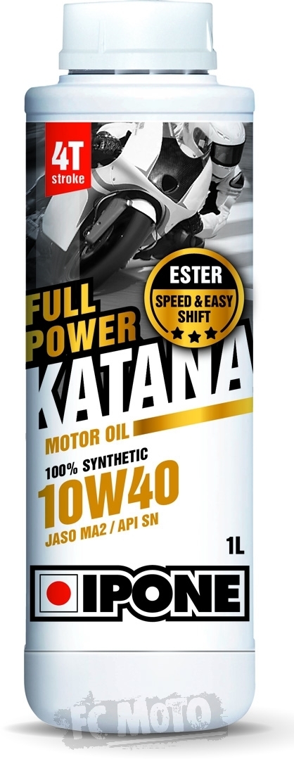 Image of Huile moteur Ipone FULL POWER KATANA - 10W40 100% synthése - 1 LITRE