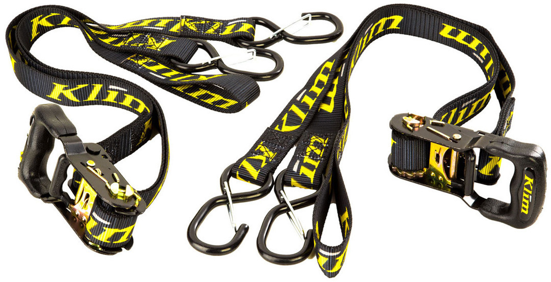 Klim Deluxe Ratchet D’arrimage Noir Jaune unique taille