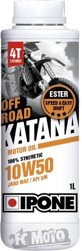 Image of Huile moteur Ipone KATANA OFF-ROAD - 10W50 100% synthése - 1 LITRE