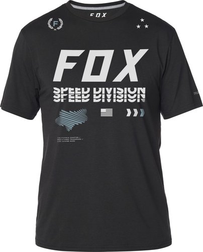 Fox Triple Threat Ss Tee T Shirt Zwart 2Xl fox kopen in de aanbieding