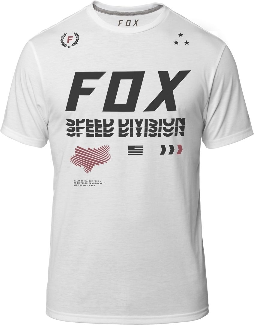 FOX Triple Threat SS Tee T-Shirt Blanc M
