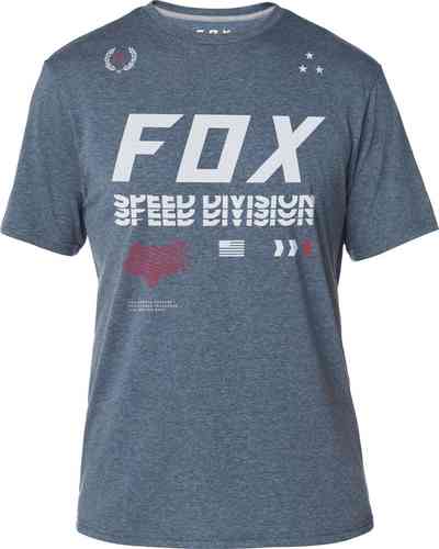 Fox Triple Threat Ss Tee T Shirt Blauw 2Xl fox kopen in de aanbieding Fox Triple Threat Ss Tee T Shirt Blauw 2Xl fox kopen in de aanbieding