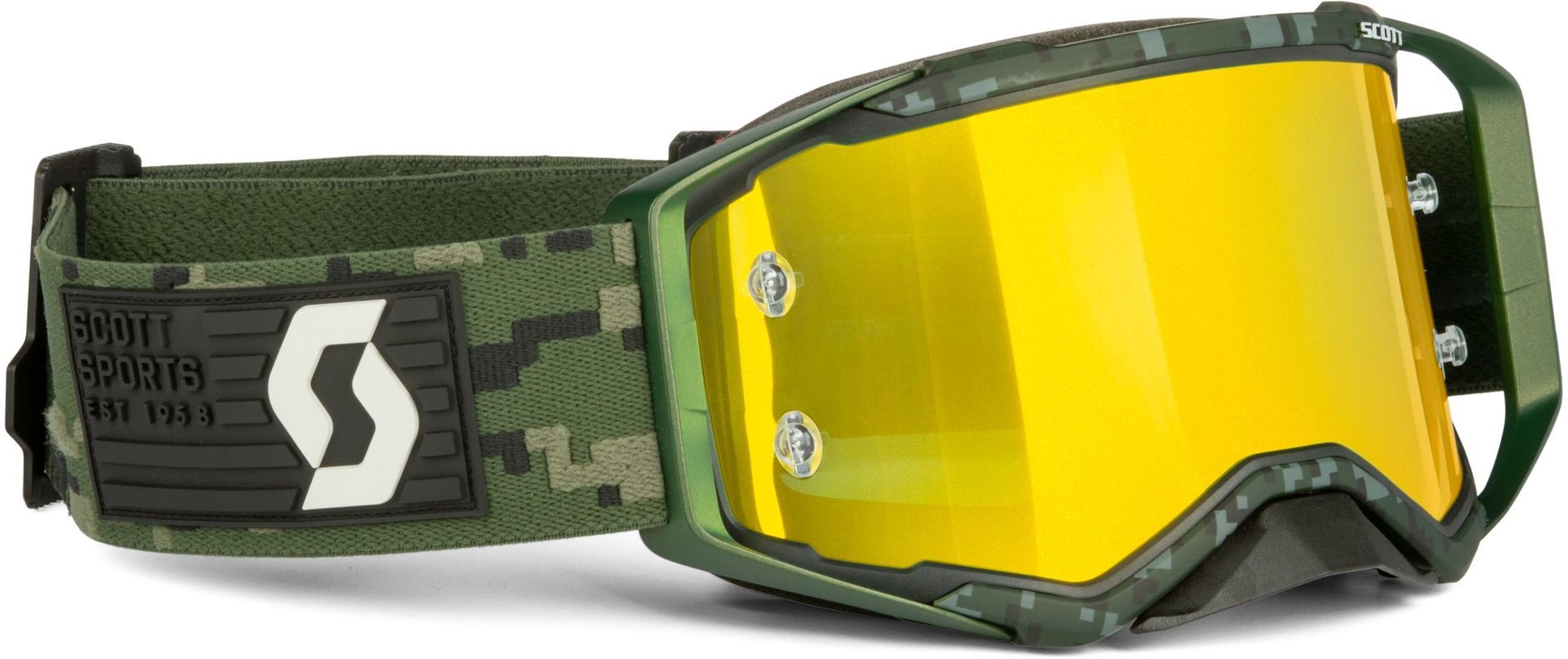 Scott Prospect Military Masques de motocross Noir Vert unique taille