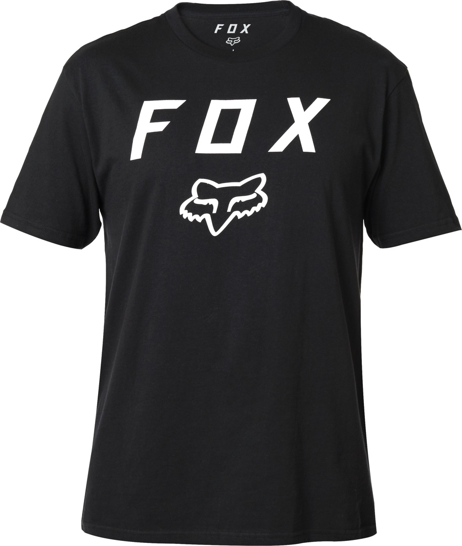 FOX Legacy Moth Tee T-Shirt Noir Blanc S