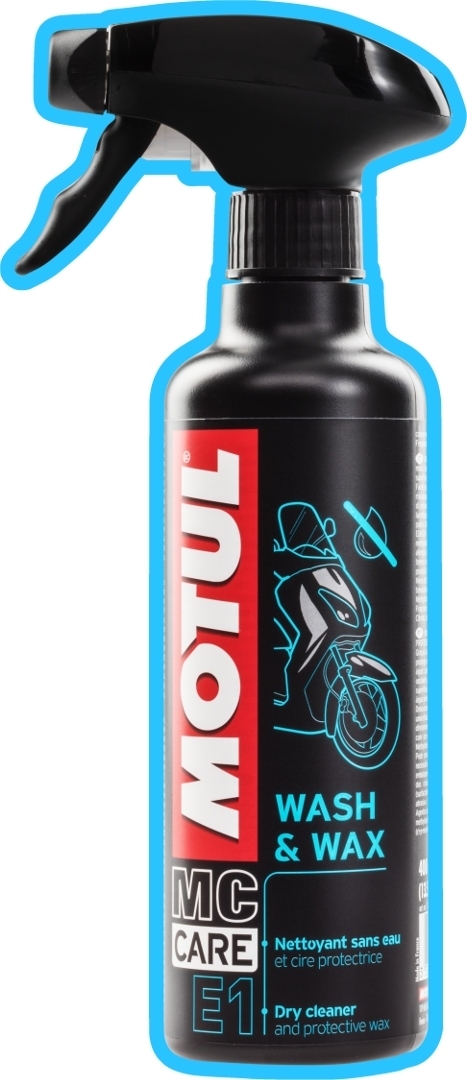 MOTUL MC Care E1 Wash And Wax Dry Cleaner Spray de 400 ml