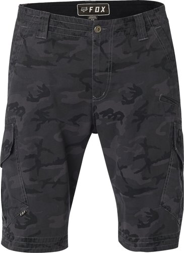Fox Slambozo Camo Cargo Shorts Zwart 30 fox kopen in de aanbieding