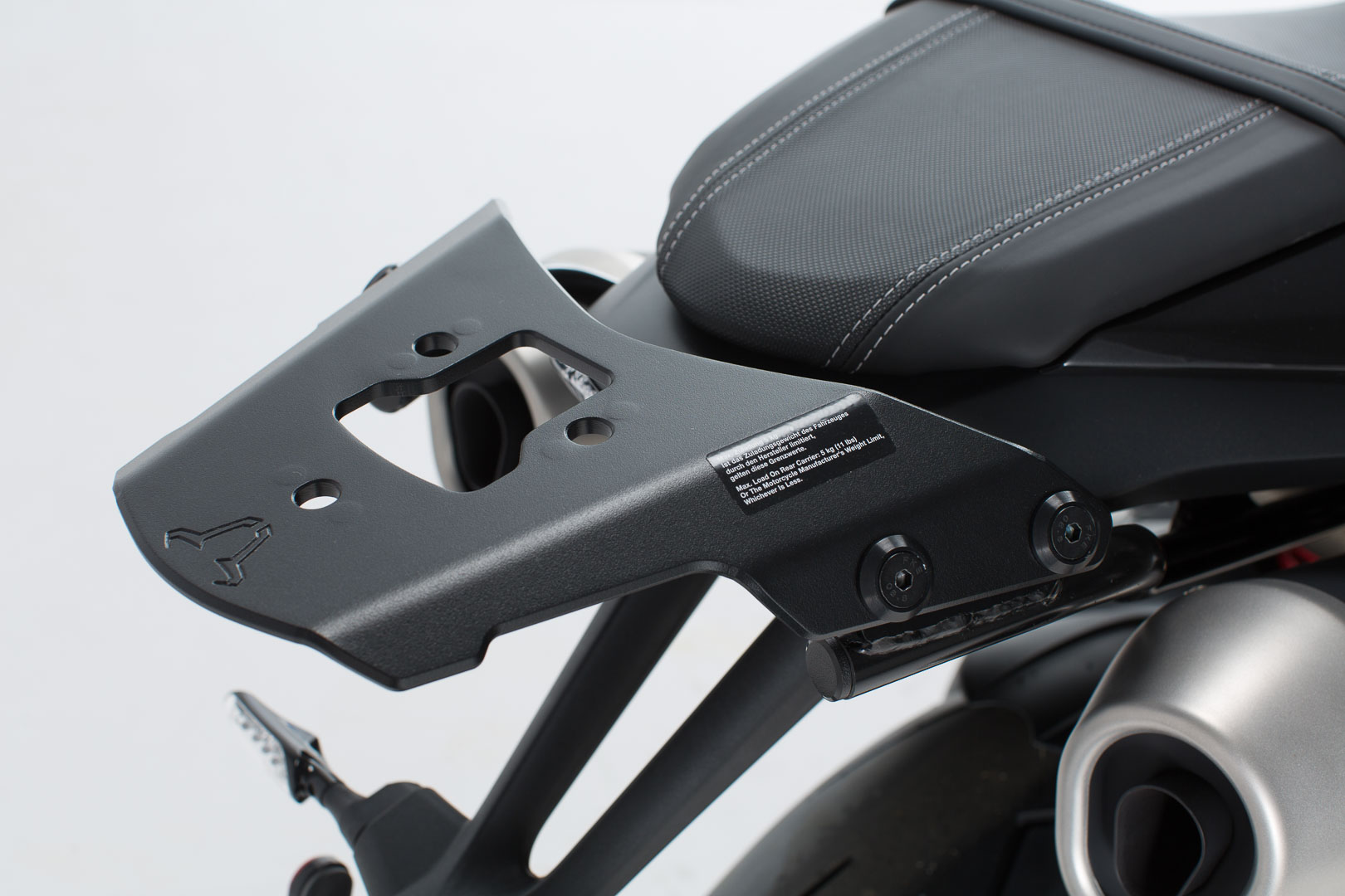 SW-Motech Porte-bagages ALU-RACK - Noir. Triumph Speed Triple S/R (... Noir