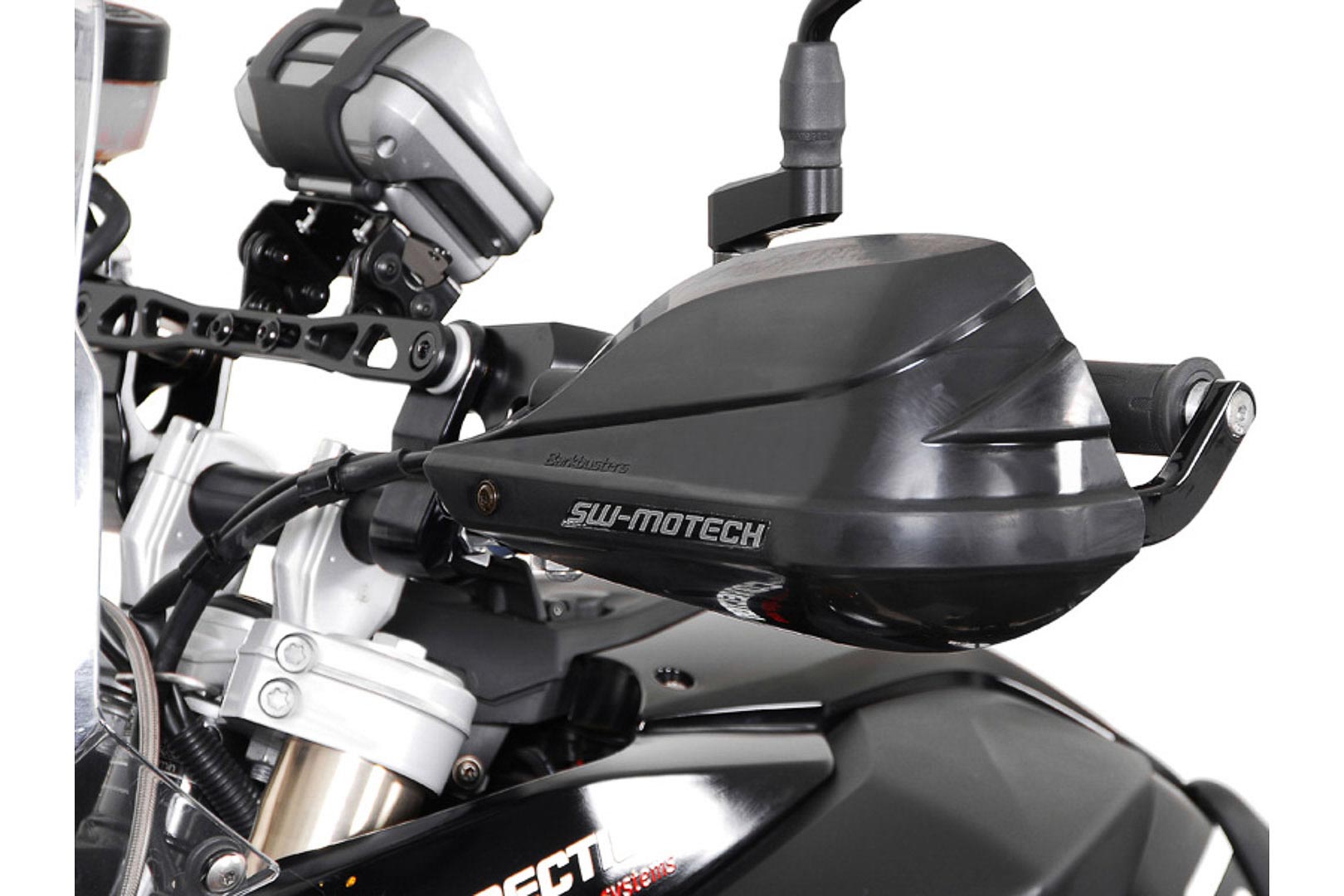 SW-Motech Kit Protège-mains BBSTORM - Noir. Spécifique à chaque moto Noir
