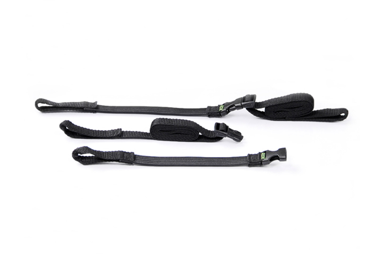 SW-Motech Sangles ROK - 2 sangles ajustables Noir. 310-1060 mm. Noir unique taille