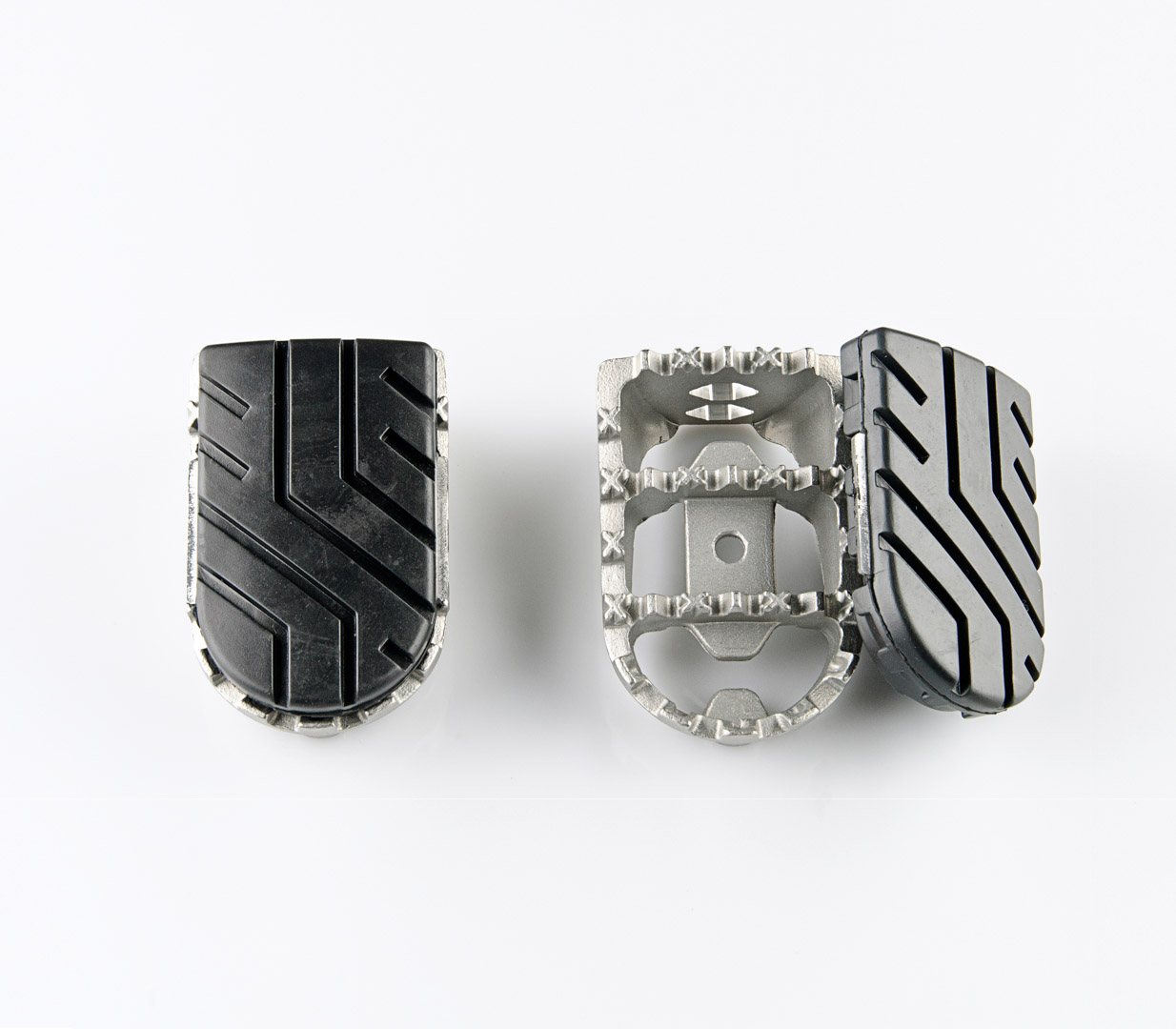 SW-Motech Kit de repose-pieds ION - Honda CRF1000L Africa Twin / Ad... Noir Argent