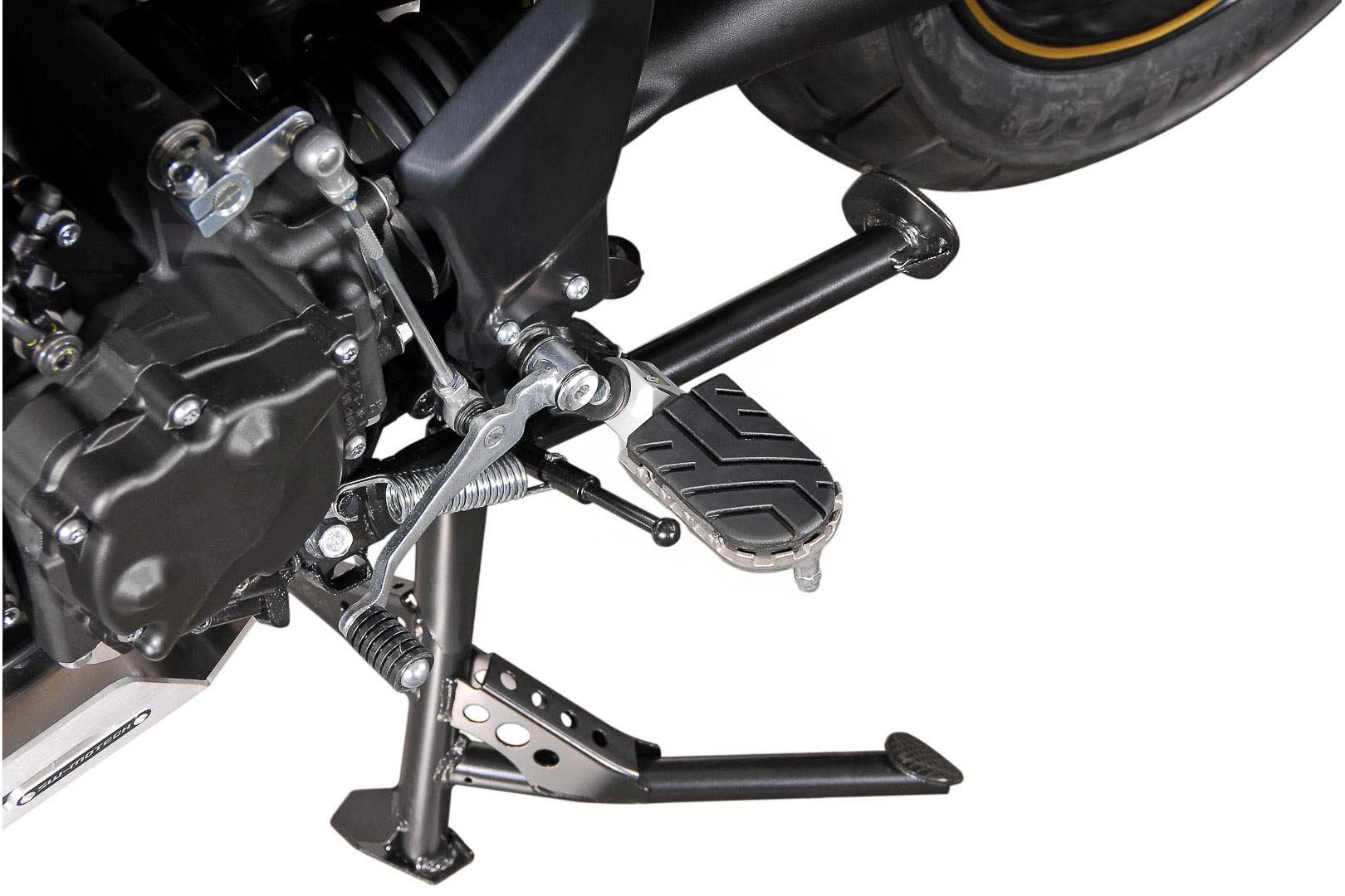 SW-Motech Kit de repose-pieds ION - Yam XT1200Z Super Ténéré (10-),... Noir Argent