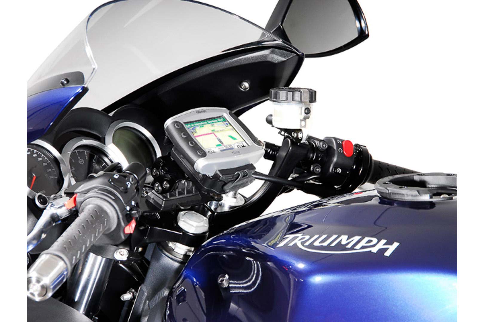 SW-Motech Support GPS QUICK-LOCK - Noir. choc absorbent.