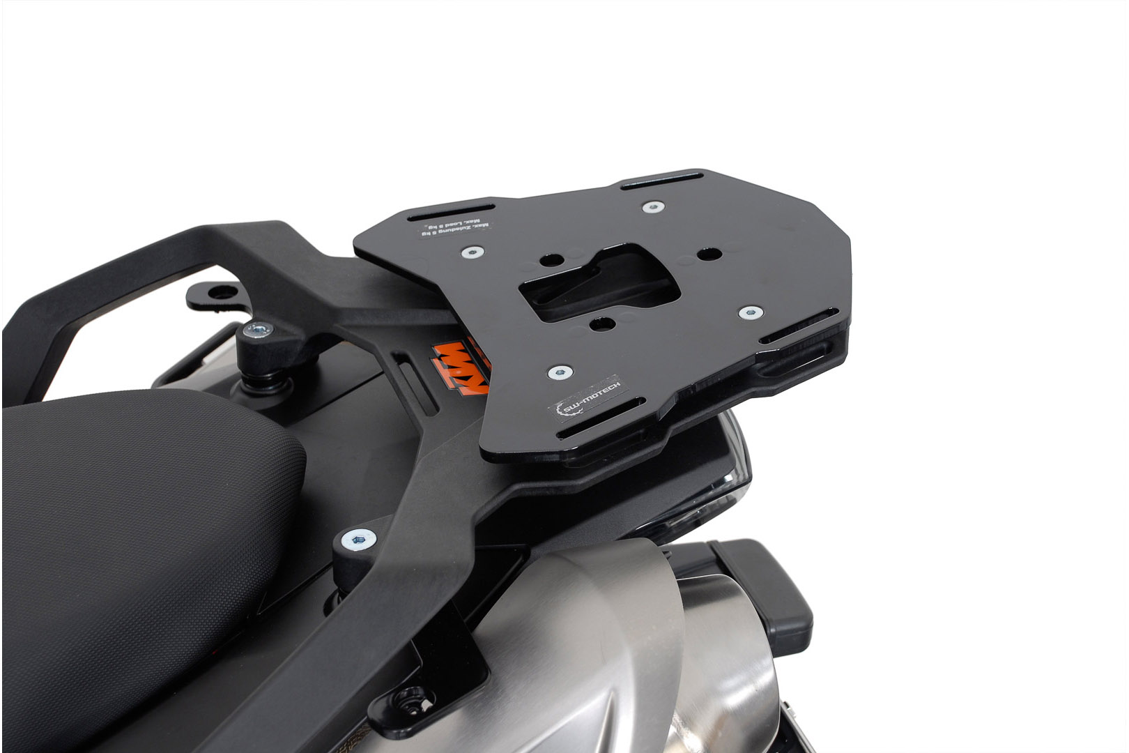 SW-Motech Porte-bagages ALU-RACK - Noir. KTM 990 SM-T (08-14). Noir