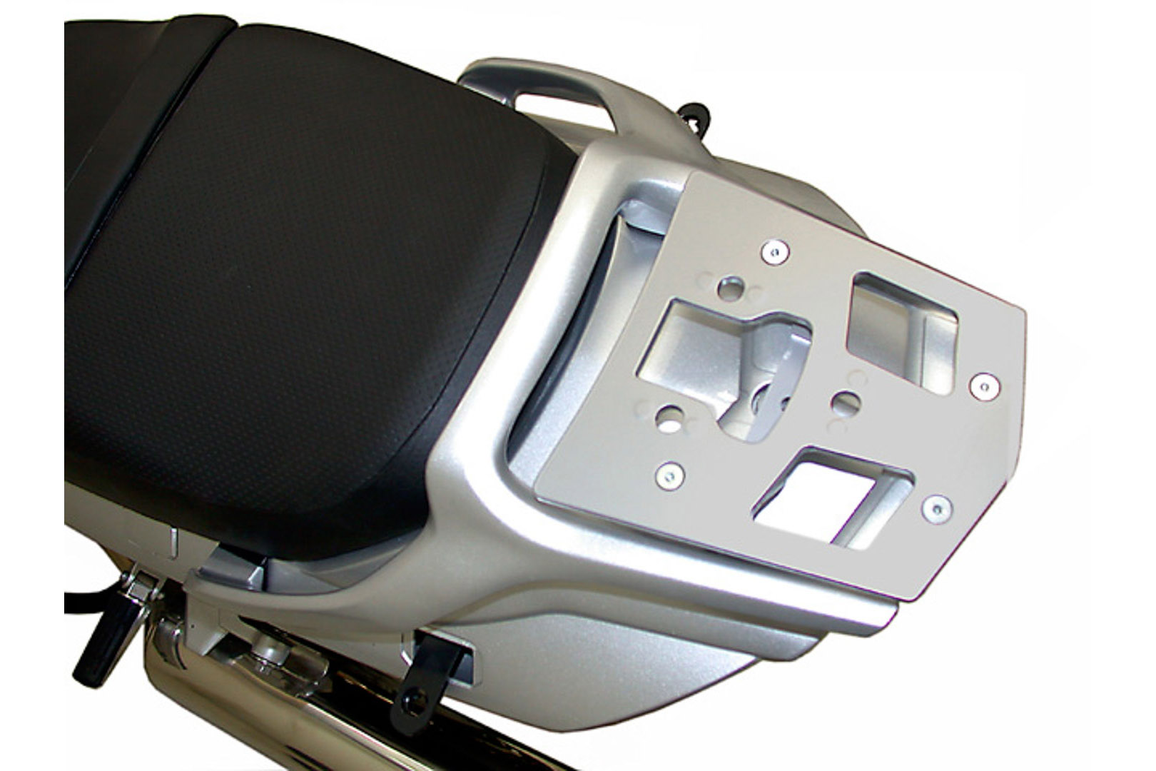 SW-Motech Porte-bagages ALU-RACK - Gris. Yamaha FJR 1300 (00-05). Argent