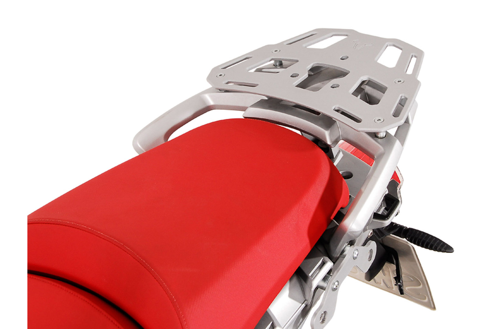 SW-Motech Porte-bagages ALU-RACK - Gris. BMW R 1200 GS (04-12). Argent