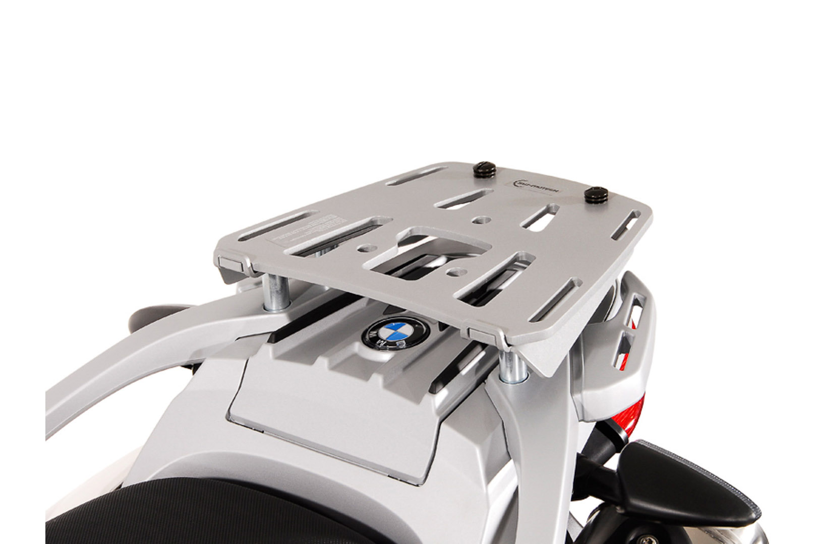 SW-Motech Porte-bagages ALU-RACK - Gris. BMW F 650 GS / Dakar, G 65... Argent