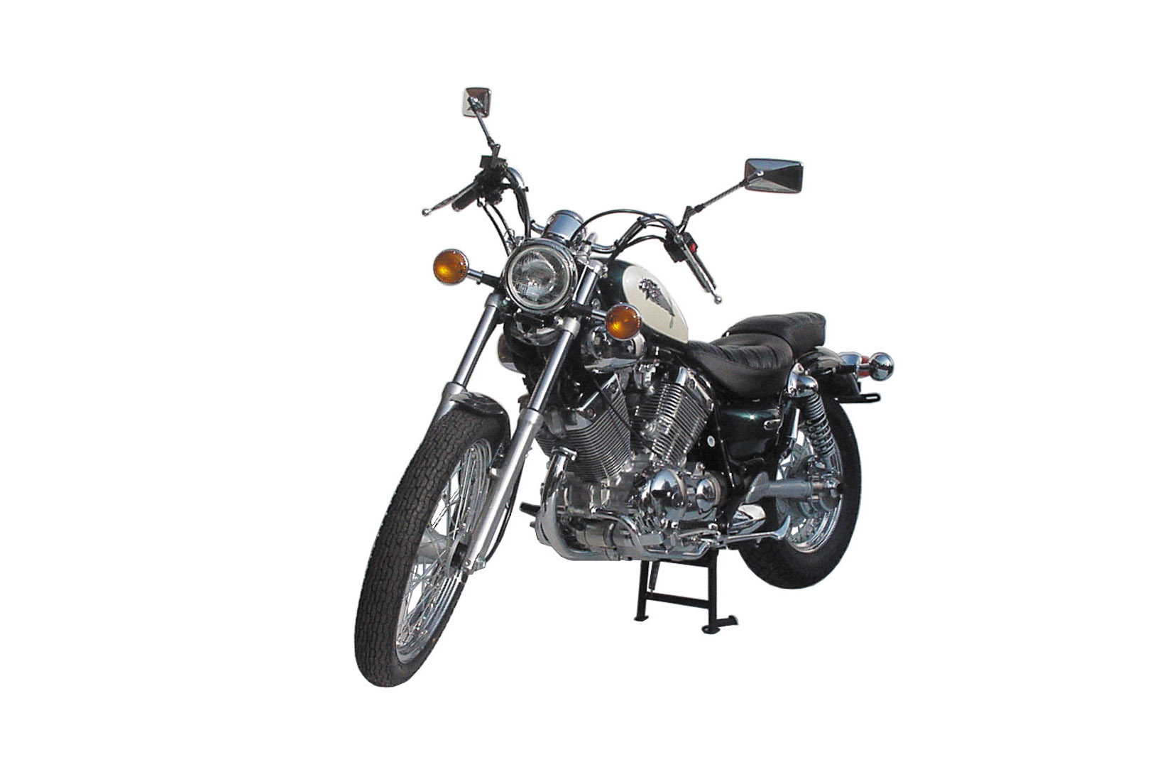 SW-Motech Béquille centrale - Noir. Yamaha XV 535 Virago (87-98).