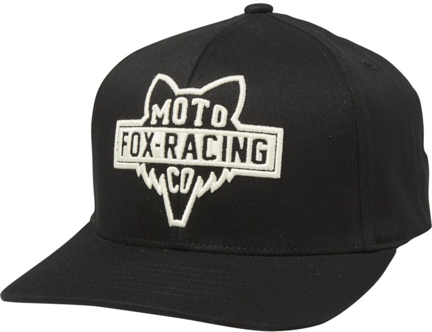 FOX Flathead 110 Snapback Cap Noir Blanc unique taille