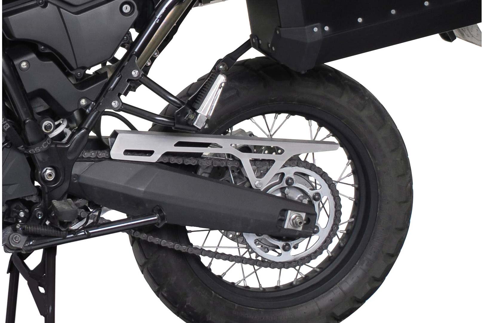 SW-Motech Protection de chaine - Gris. Yamaha XT660Z Tenere (07-).