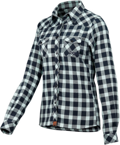 Ixs Escapee Vrouwen Flanellen Shirt Blauw 34 ixs kopen in de aanbieding