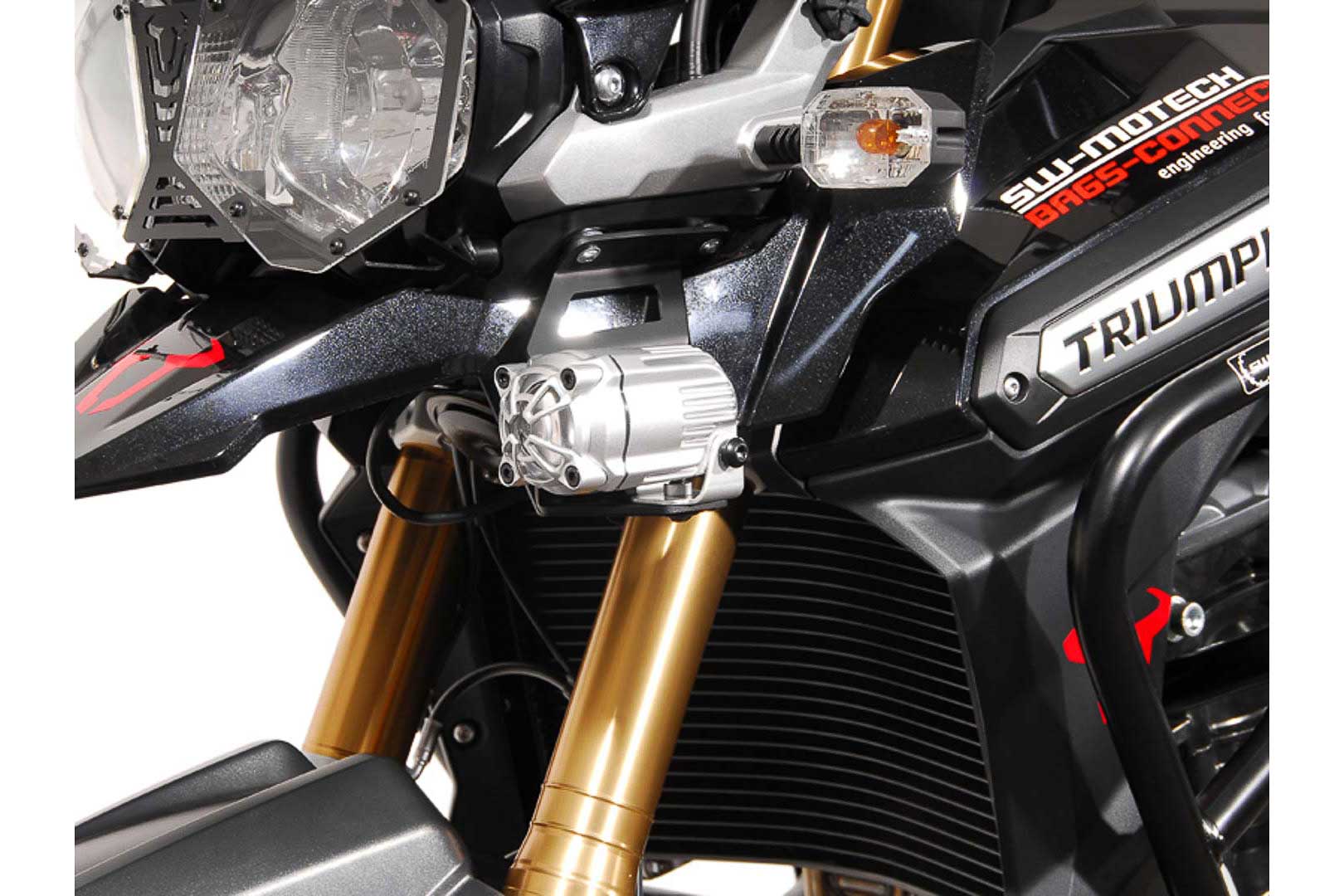 SW-Motech Supports pour feux additionnels - Noir. Triumph Tiger 120...