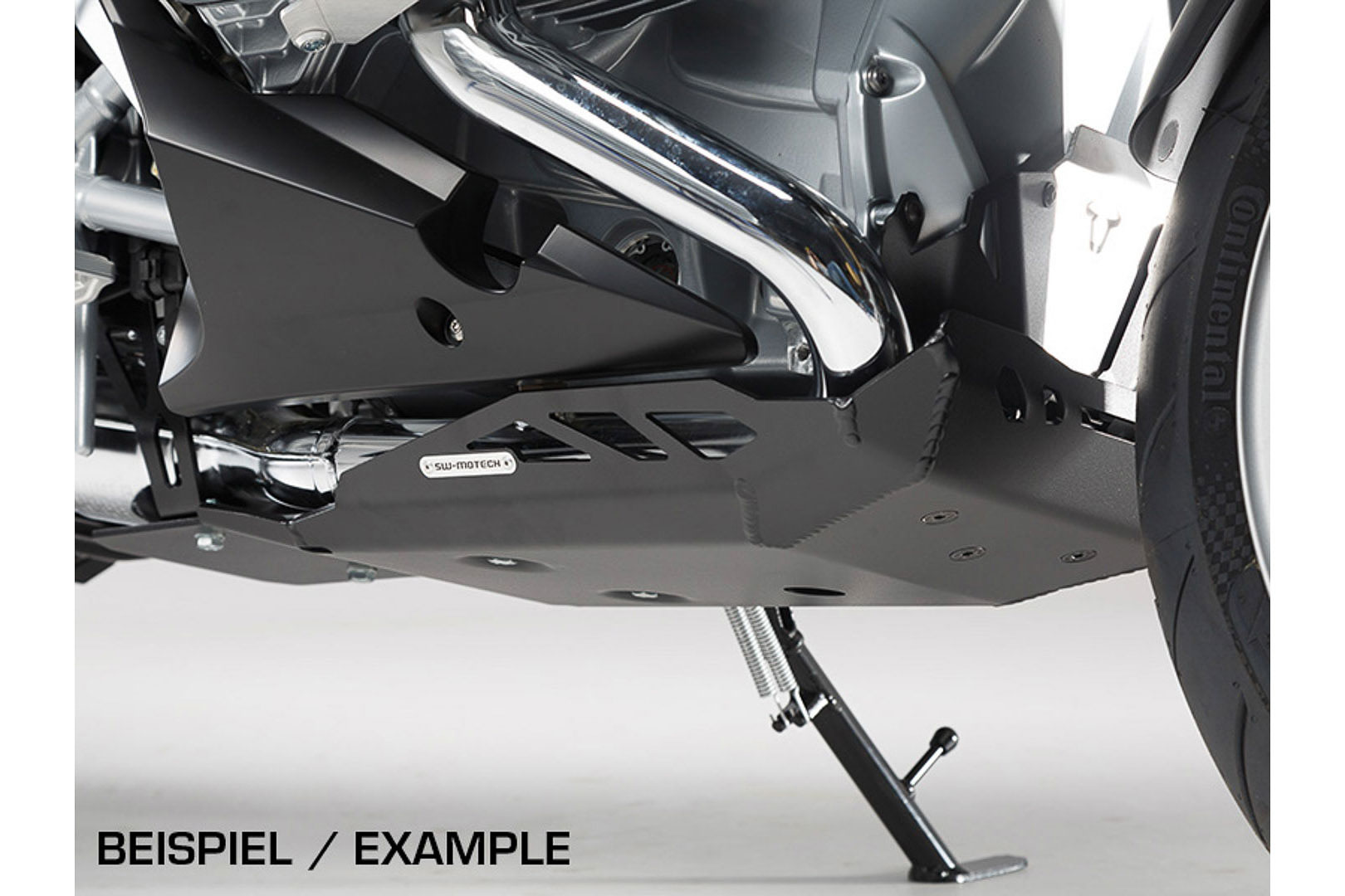 SW-Motech Sabot moteur - Gris. BMW R 1200 RT (14-). Argent