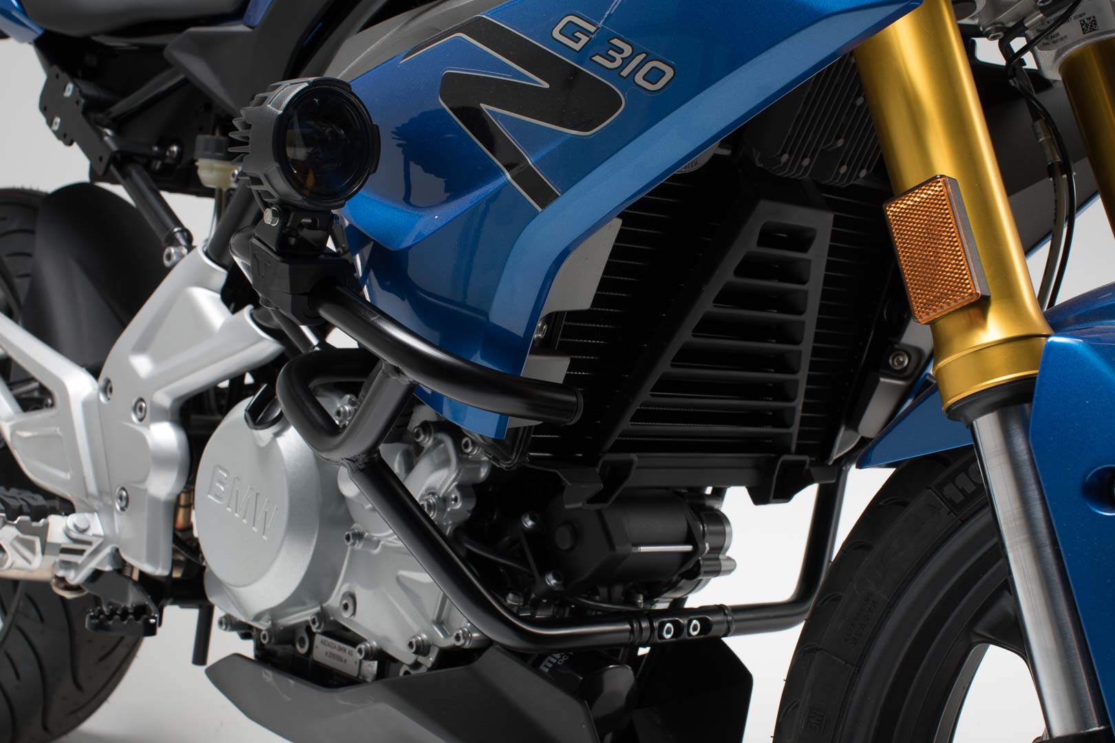 SW-Motech Crashbar - Noir. BMW G 310 R (16-) / G 310 GS (17-).