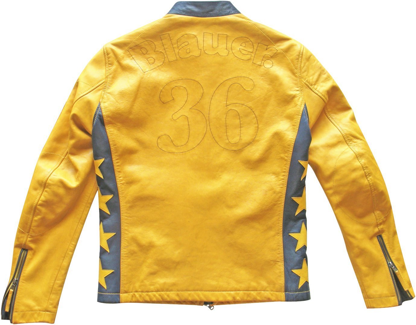 Blauer USA Wilson Veste en cuir Jaune 2XL