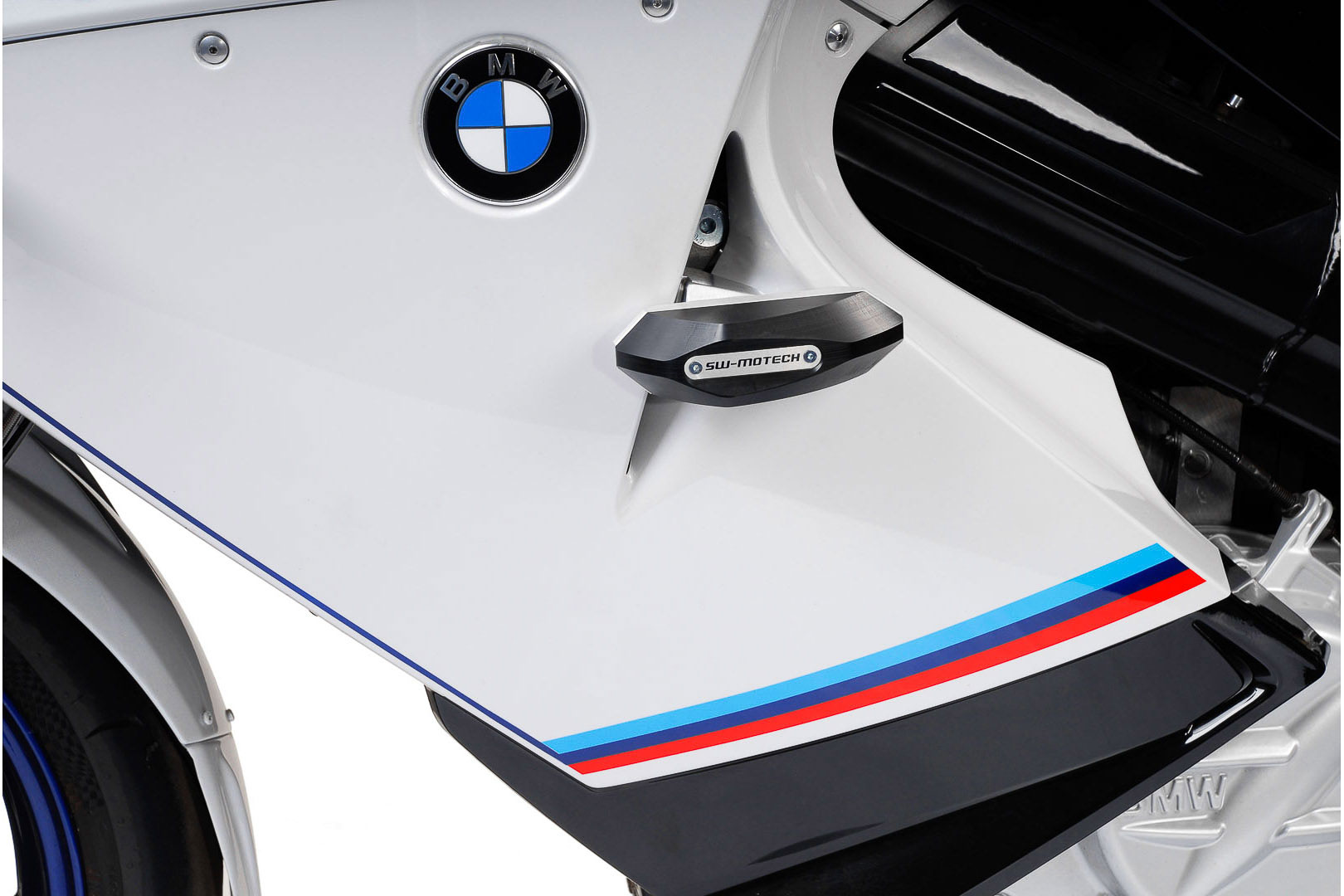 SW-Motech Kit de patins de cadre - Noir. BMW F 800 ST (06-12).