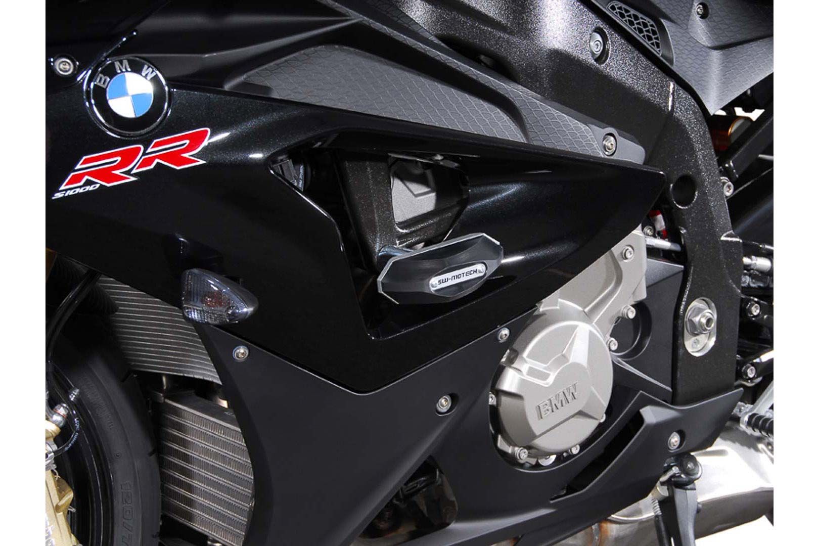 SW-Motech Kit de patins de cadre - Noir. BMW S 1000 RR (10-).