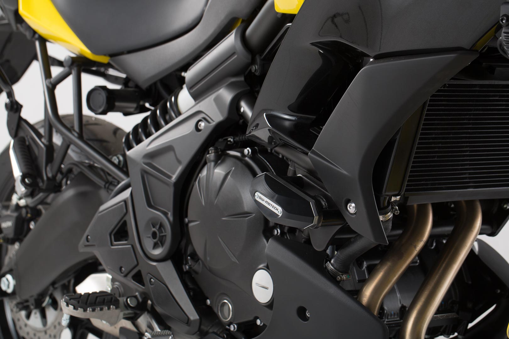 SW-Motech Kit de patins de cadre - Noir. Kawasaki Versys 650 (15-).