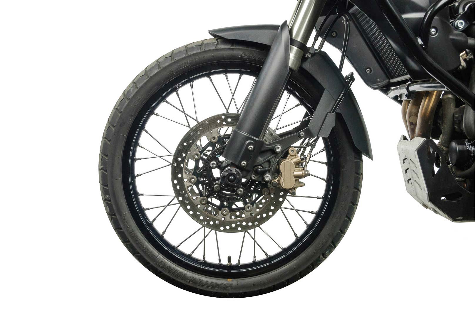 SW-Motech Roulettes de protection de fourche - Noir. Tiger 800 modé...