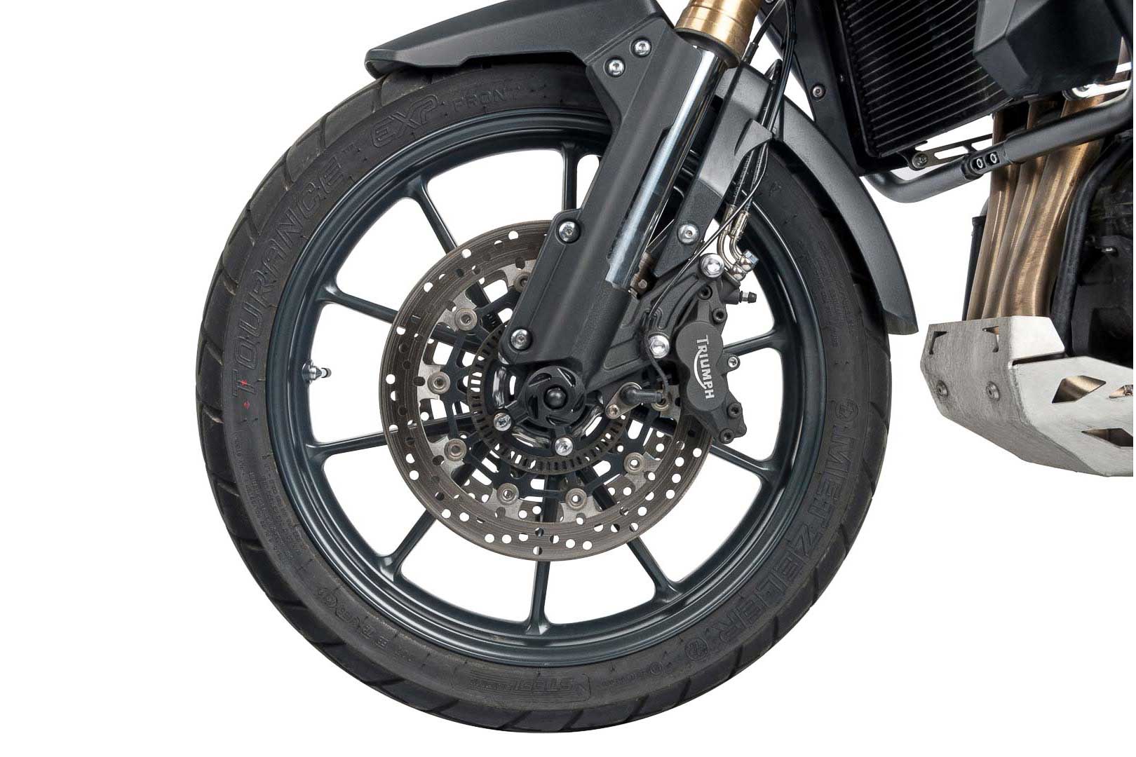 SW-Motech Roulettes de protection de fourche - Noir. Triumph, Hond...