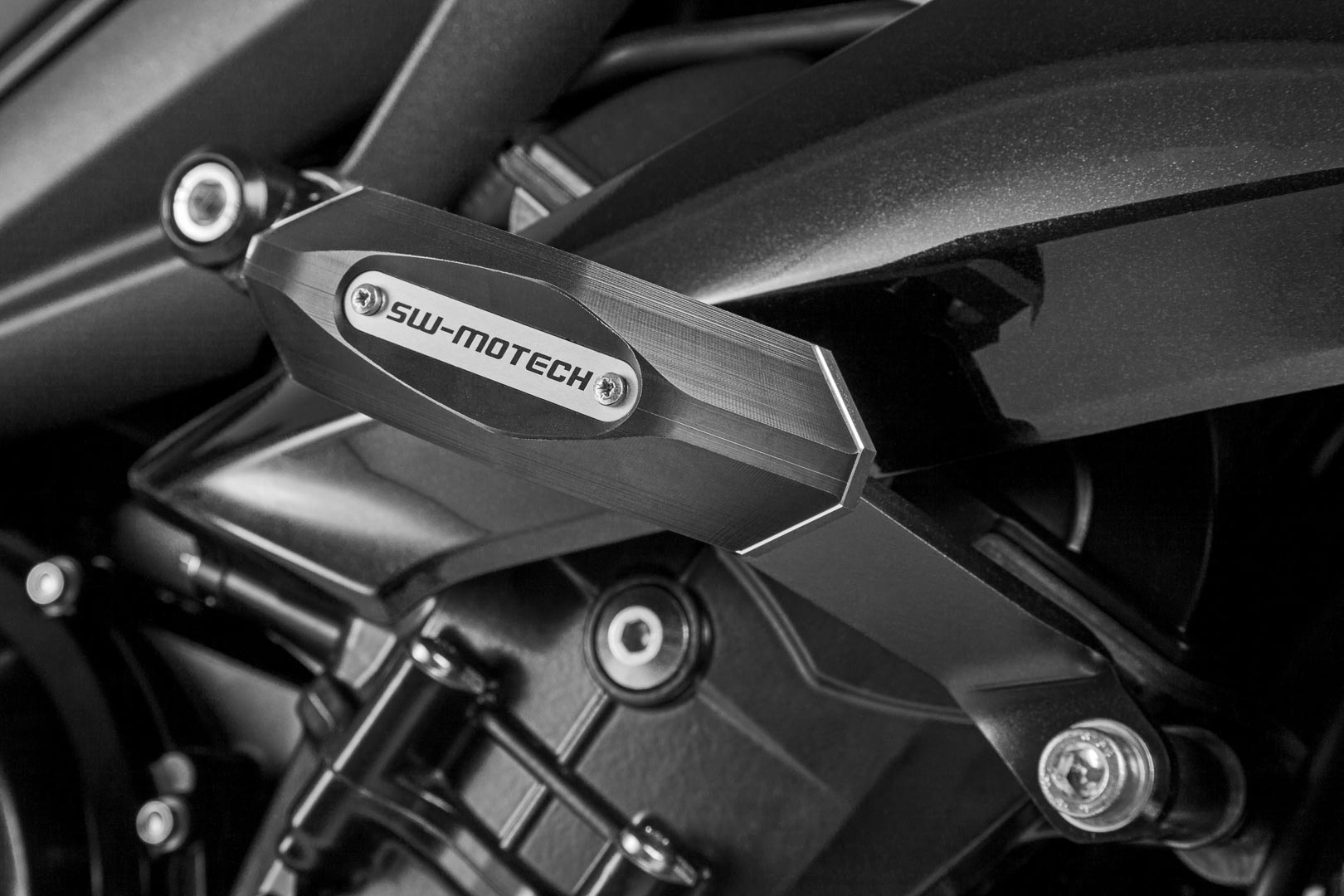 SW-Motech Kit de patins de cadre - Noir. Triumph Street Triple (12-...