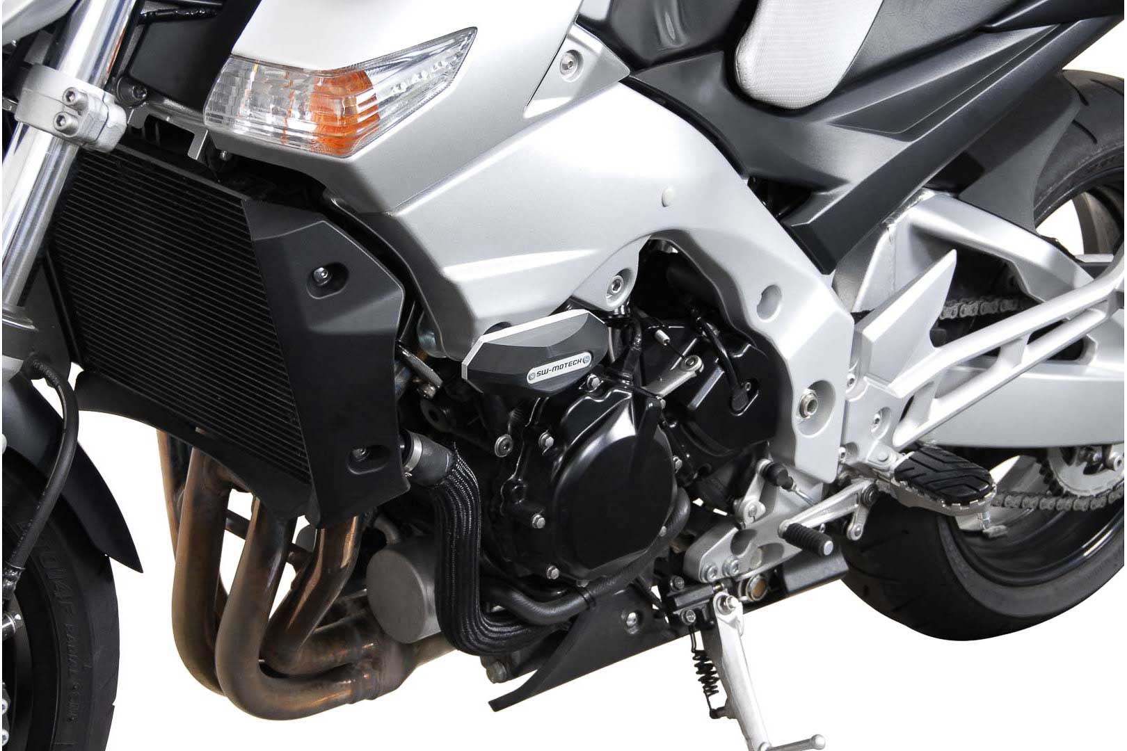 SW-Motech Kit de patins de cadre - Noir. Suzuki GSR 600 (05-10).