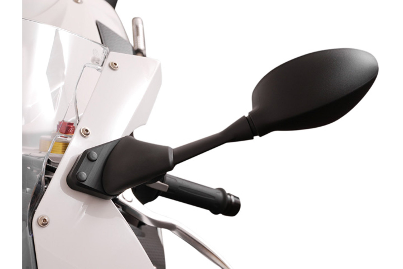 SW-Motech Extension de rétroviseur - Profile. Noir. BMW S 1000 RR.