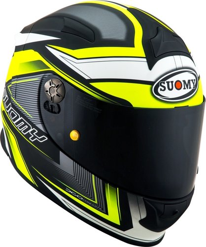 Suomy Sr Sport Engine Helm Zwart Geel suomy kopen in de aanbieding