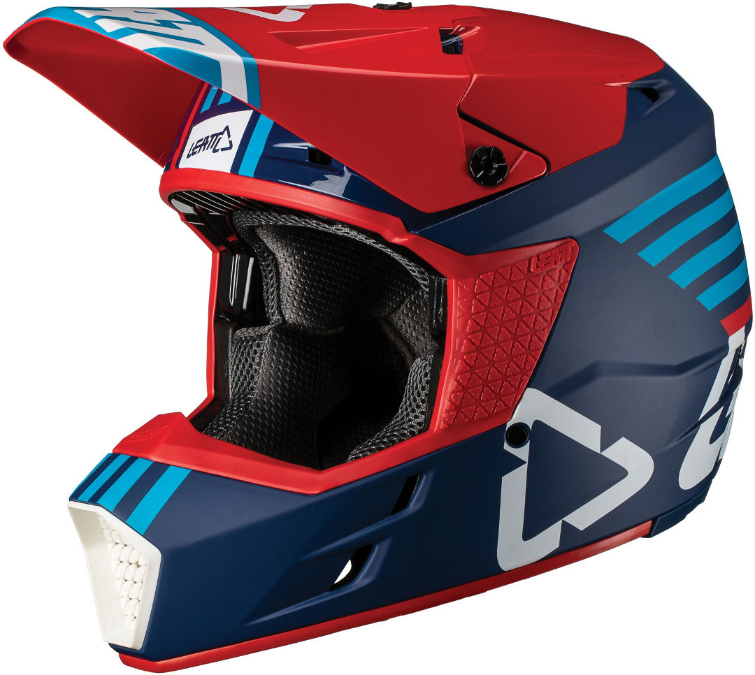 Leatt GPX 3.5 V19.2 Casque de motocross Rouge Bleu L