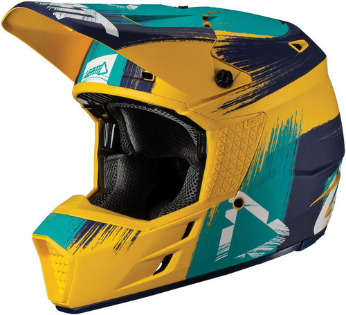 Leatt Gpx 35 V191 Motorcross Helm Blauw Geel Xl leatt kopen in de aanbieding
