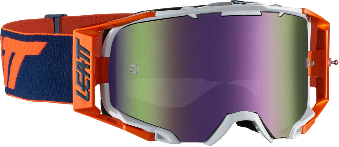 Image of Leatt Velocity 6.5 Iriz Masques de motocross Orange unique taille