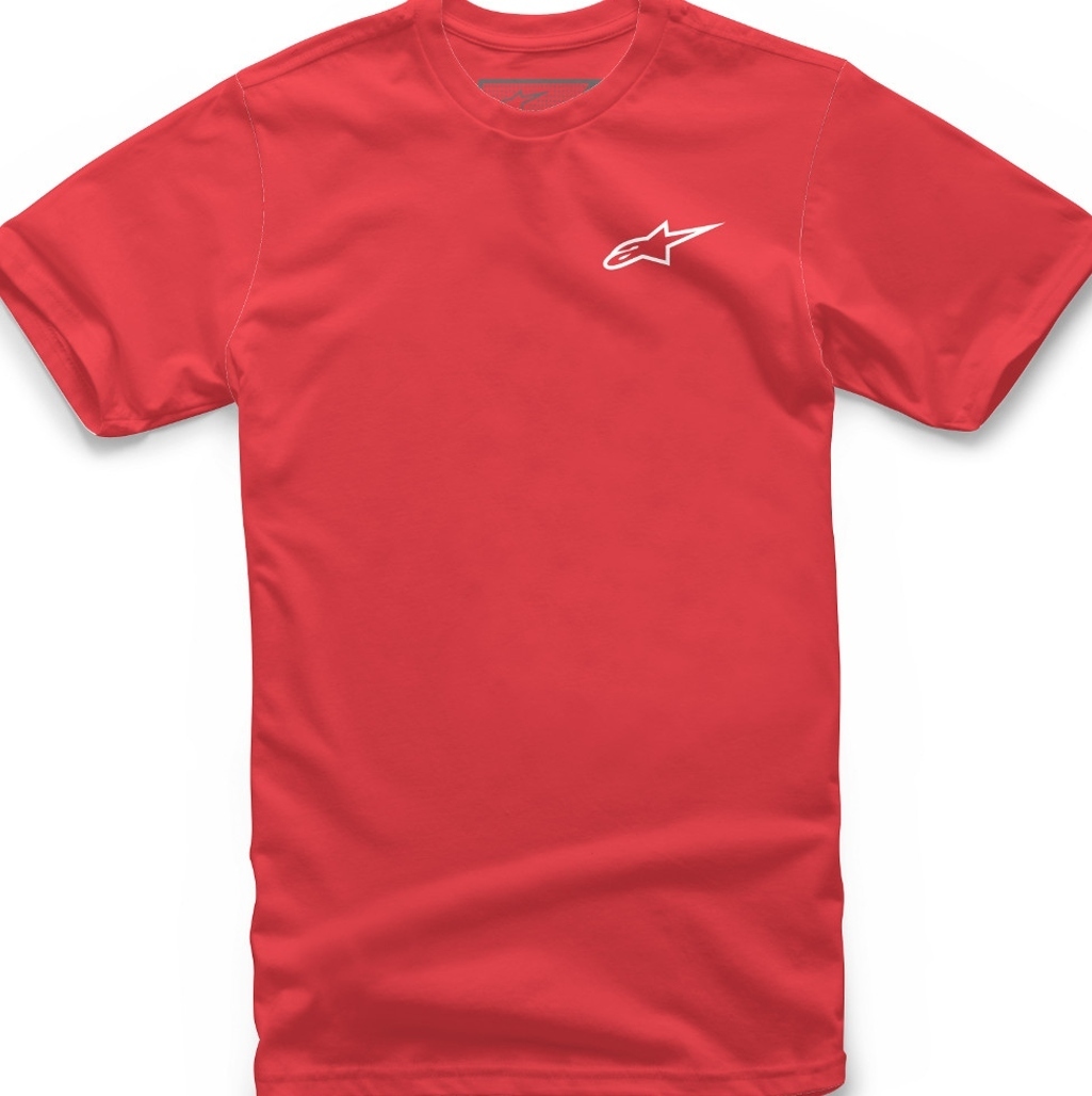 Alpinestars Neu Ageless Tee T-Shirt Blanc Rouge L