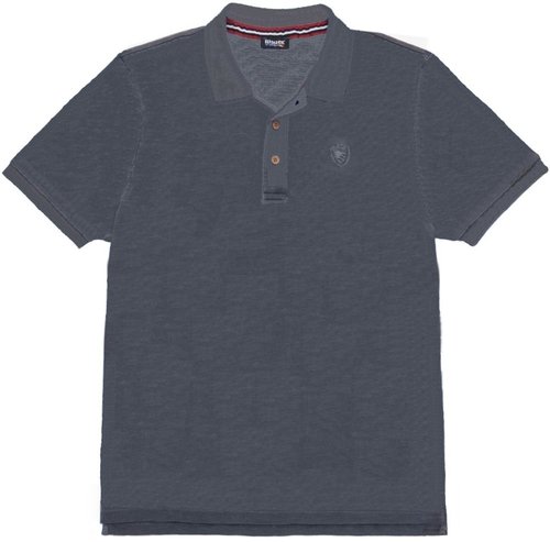 Blauer Usa Melange Poloshirt Grijs Xl blauer kopen in de aanbieding