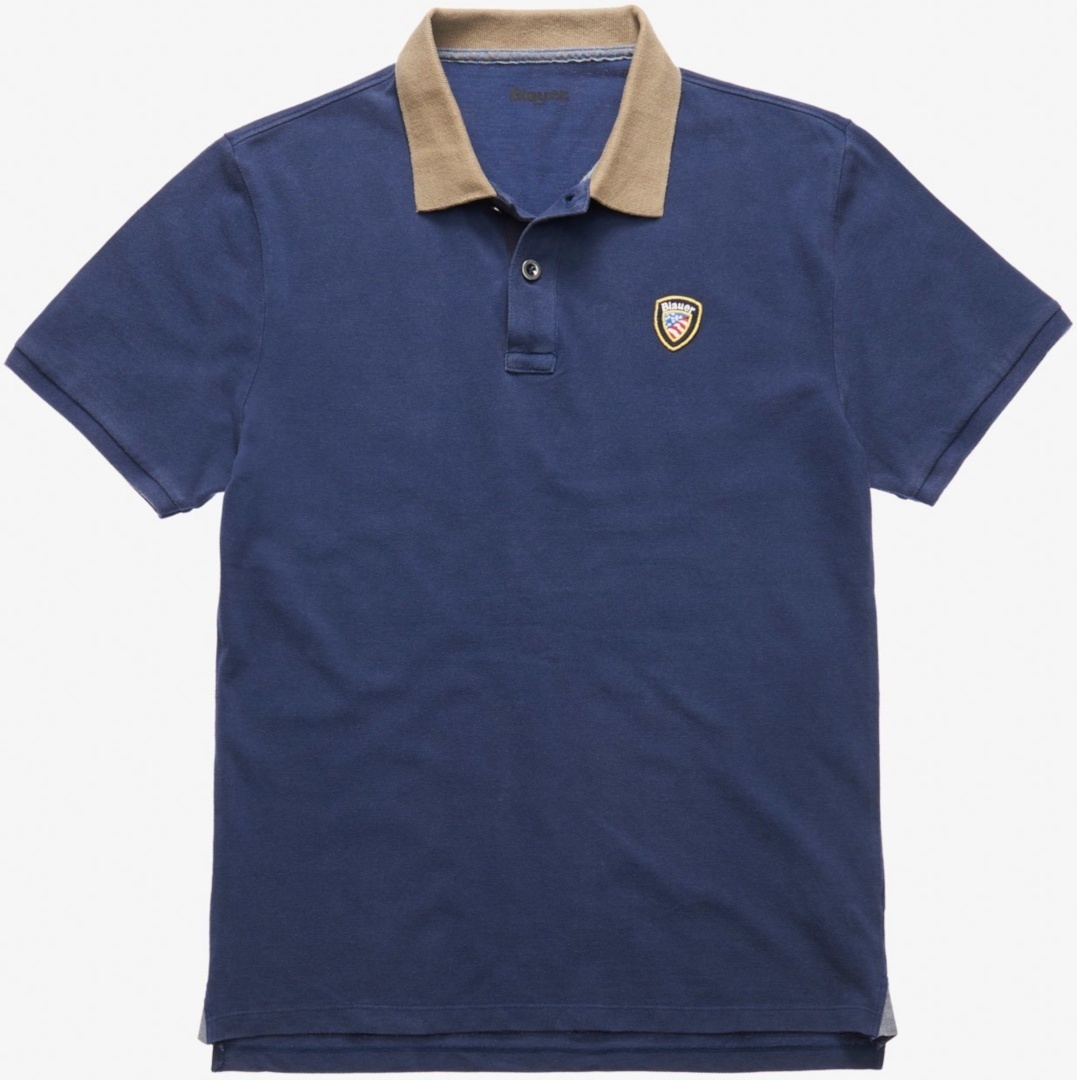 Blauer USA Vintage Poloshirt Bleu L