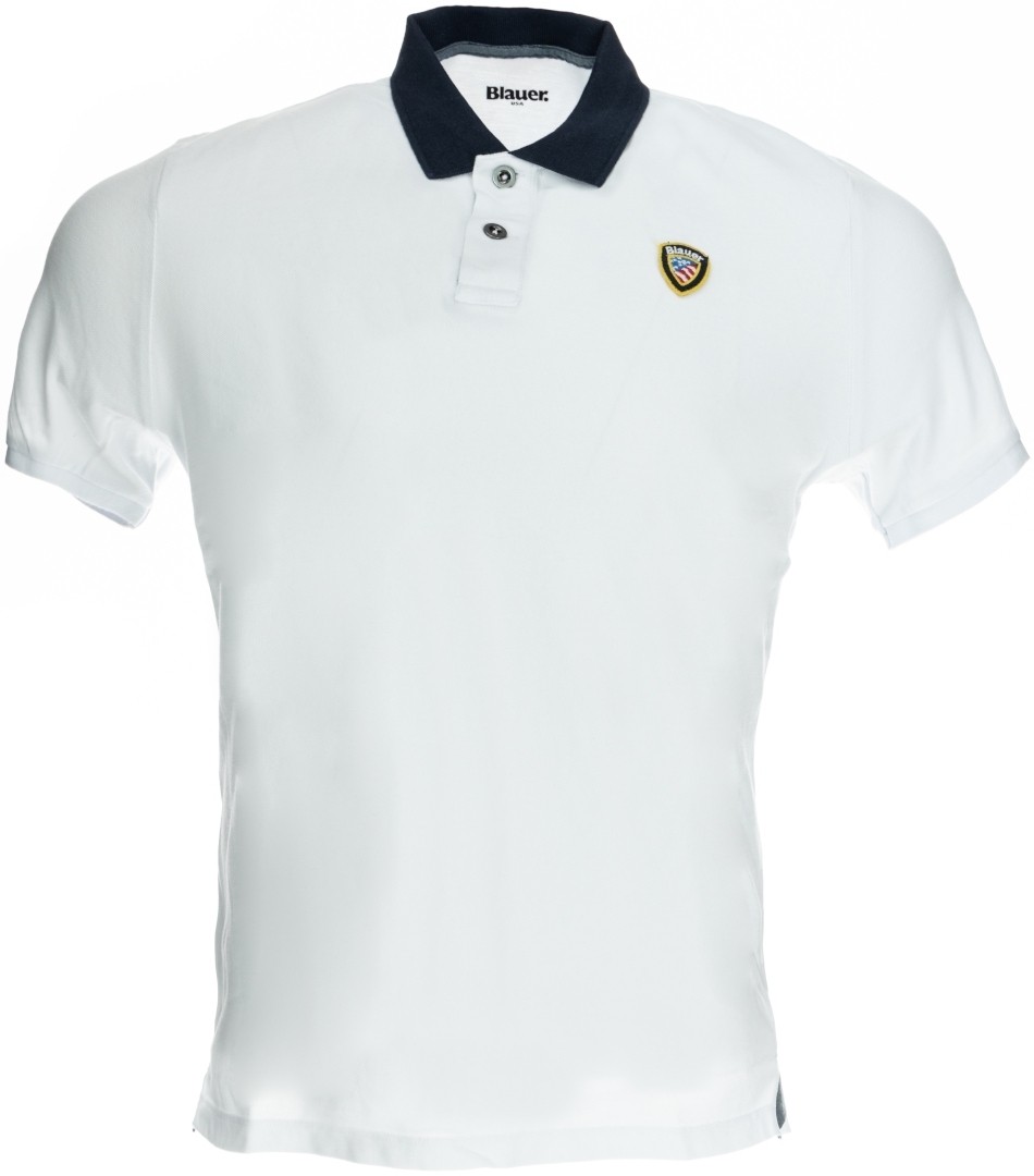 Blauer USA Vintage Poloshirt Blanc S