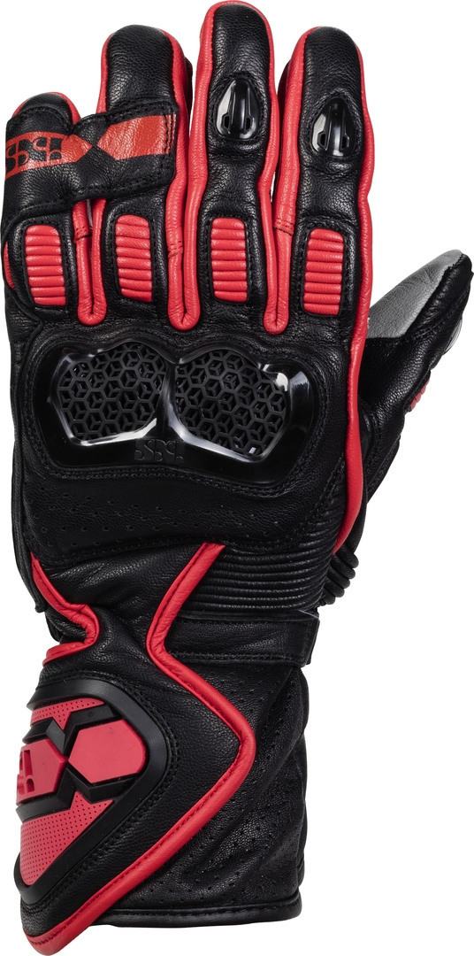 IXS Sport LD RS-200 2.0 Gants de moto Noir Rouge S