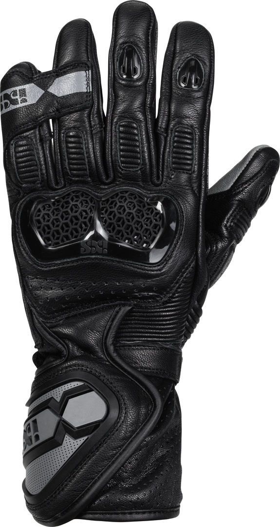IXS Sport LD RS-200 2.0 Mesdames les gants de moto Noir Gris S