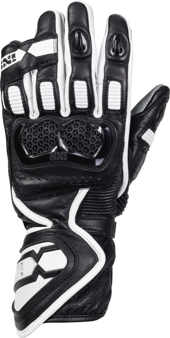 IXS Sport LD RS-200 2.0 Mesdames les gants de moto Noir Blanc XL